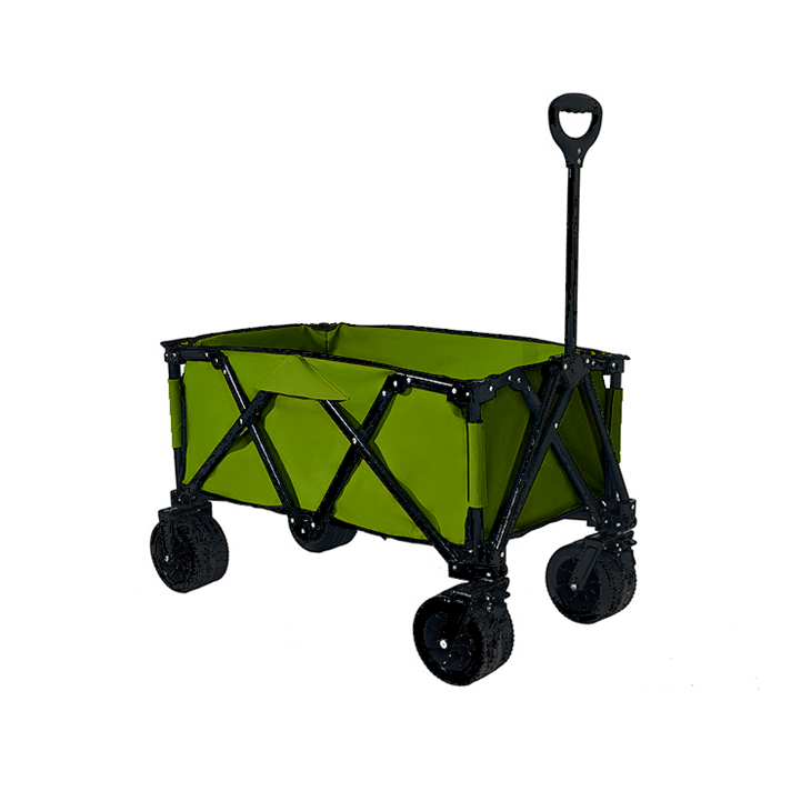 Durable Beach Folding Wagon With Big Wheels