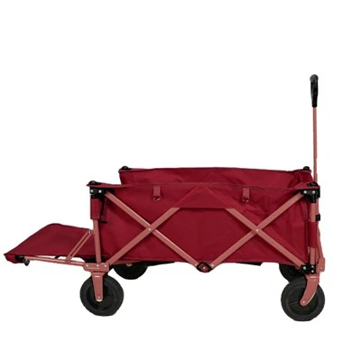 Olwynion Ehangach Tailgate Collapsible Wagon Plygu