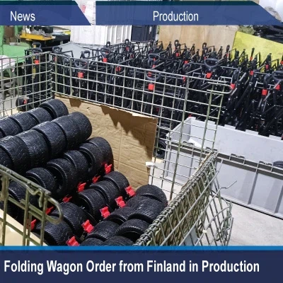 Gorchymyn Wagon Plygu O'r Ffindir yn Cynhyrchu