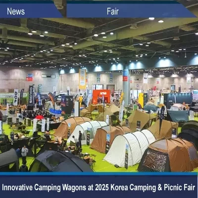 Wagonau Gwersylla Arloesol yn 2025 Ffair Gwersylla a Phicnic Korea